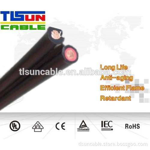 0.6/1kV pv1-f twin core 2.5mm2 4mm2 6mm2 solar cable